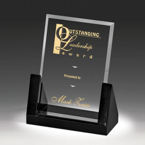 Awards and Trophies - Crystal Awards - Glass Awards - Rectangular Glass