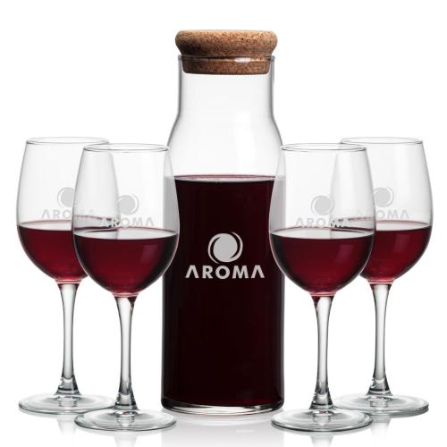 Corporate Gifts - Barware - Carafes - Aviston Carafe & Connoisseur Wine