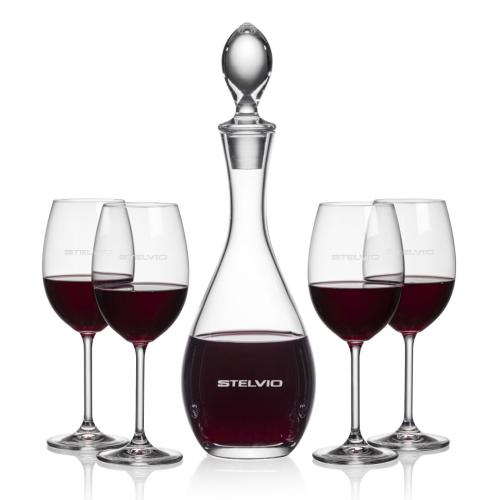 Corporate Gifts - Barware - Gift Sets - Malvern Decanter & Blyth Wine