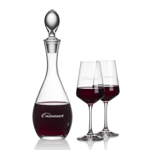 Corporate Gifts - Barware - Gift Sets - Malvern Decanter & Cannes Wine