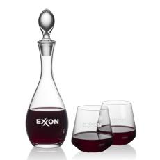 Employee Gifts - Malvern Decanter & Cannes Stemless Wine