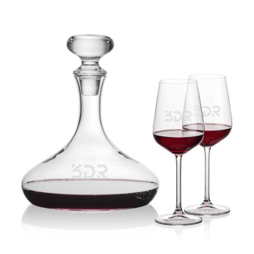 Corporate Gifts - Barware - Gift Sets - Stratford Decanter & Elderwood Wine