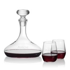 Employee Gifts - Stratford Decanter & Germain Stemless Wine