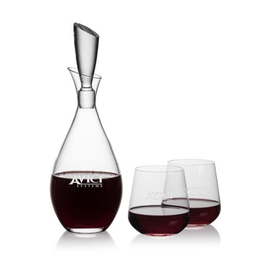 Corporate Gifts - Barware - Gift Sets - Juliette Decanter & Howden Stemless Wine