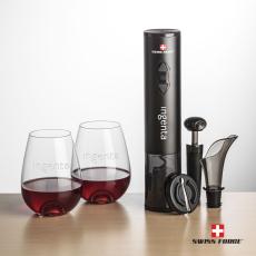 Employee Gifts - Swiss Force Opener Set & Edderton Stemless Wine