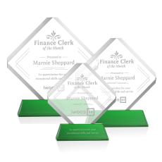Employee Gifts - Toulon Green on Newhaven Diamond Crystal Award