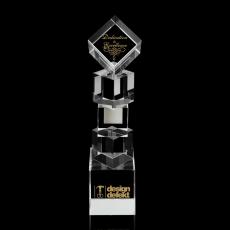 Employee Gifts - Grandeur Towers Crystal Award