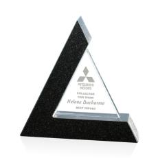 Employee Gifts - Benson Starfire/Granite Pyramid Crystal Award