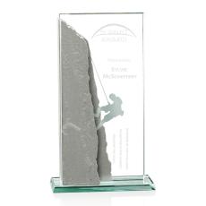 Employee Gifts - Challenge Rectangle Crystal Award