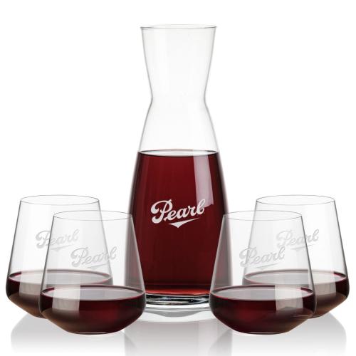 Corporate Gifts - Barware - Carafes - Winchester Carafe & Cannes Stemless