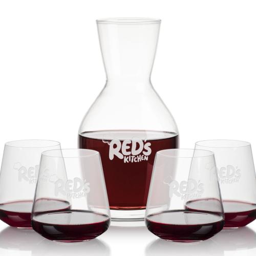 Corporate Gifts - Barware - Carafes - Westwood Carafe & Breckland Stemless