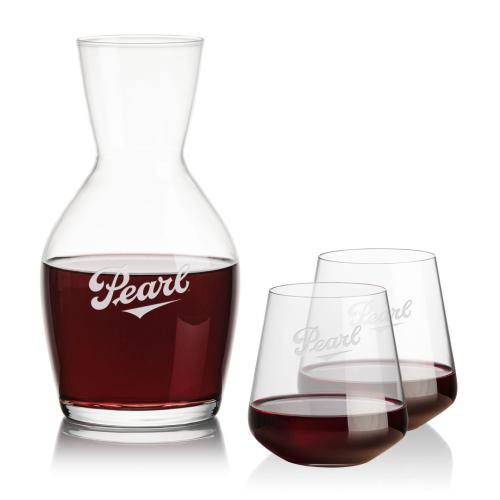 Corporate Gifts - Barware - Carafes - Westwood Carafe & Cannes Stemless