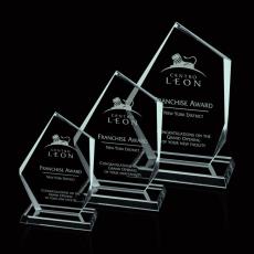 Employee Gifts - Sovereign Jade Peaks Glass Award