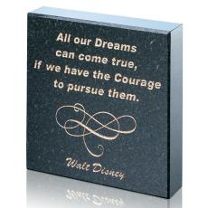 Employee Gifts - Granite Paperweight - Square