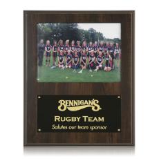 Employee Gifts - Photo Plaque - Walnut Finish