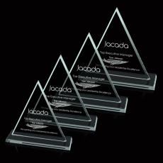 Employee Gifts - Princeton Jade Pyramid Glass Award
