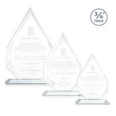 Employee Gifts - Hawthorne Starfire Peaks Crystal Award