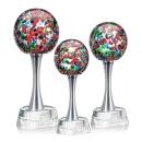 Fantasia Globe on Willshire Base Glass Award
