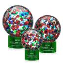 Fantasia Green on Marvel Base Globe Glass Award