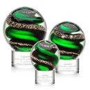 Zodiac Clear on Marvel Base Globe Glass Award