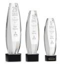 Hoover Black on Paragon Base Towers Crystal Award