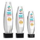 Hoover Full Color Black on Paragon Base Towers Crystal Award