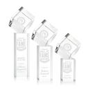 Burrill Square / Cube on Dakota Base Crystal Award