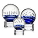 Tranquility Clear on Paragon Base Globe Glass Award