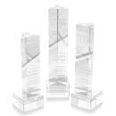Oakham Clear on Hancock Base Towers Crystal Award