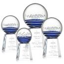 Tranquility Clear on Celestina Base Globe Glass Award