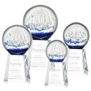 Starburst Clear on Celestina Base Globe Glass Award