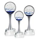 Starburst Clear on Willshire Base Globe Glass Award