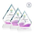 Apex Full Color White on Newhaven Base Diamond Crystal Award