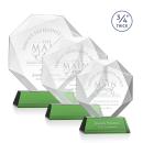 Bradford Green on Newhaven Base Crystal Award