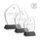 Daltry Black on Newhaven Base Unique Crystal Award