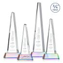 Majestic Tower Prismatic on Newhaven Base Towers Crystal Award