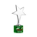 Tuscany Chrome Full Color Green on Marvel Base Star Metal Award
