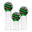 Zodiac Clear on Dakota Base Globe Glass Award