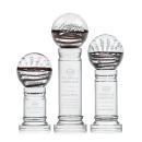 Serenity Clear on Colverstone Base Globe Glass Award