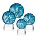 Addison Clear on Robson Base Globe Glass Award