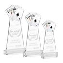 Poker Clear on Alberton Base Unique Crystal Award