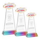 Las Vegas Prismatic on Hartford Base Unique Crystal Award