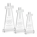 Cross Clear on Alberton Base Unique Crystal Award
