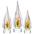 Carterra Tear Drop on Marvel Base Glass Award