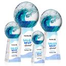 Surfside Full Color Globe on Novita Base Glass Award